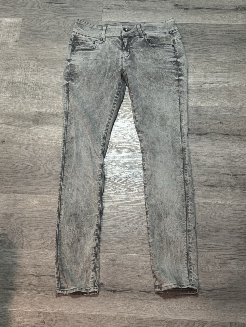 G STAR RAW Jeans MIDGE CODY Mid Skinny Stretch Denim Gray Size 32x32 Zip Pockets